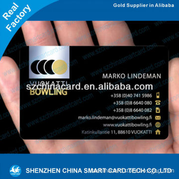 Printed plastic pvc black business card magnet